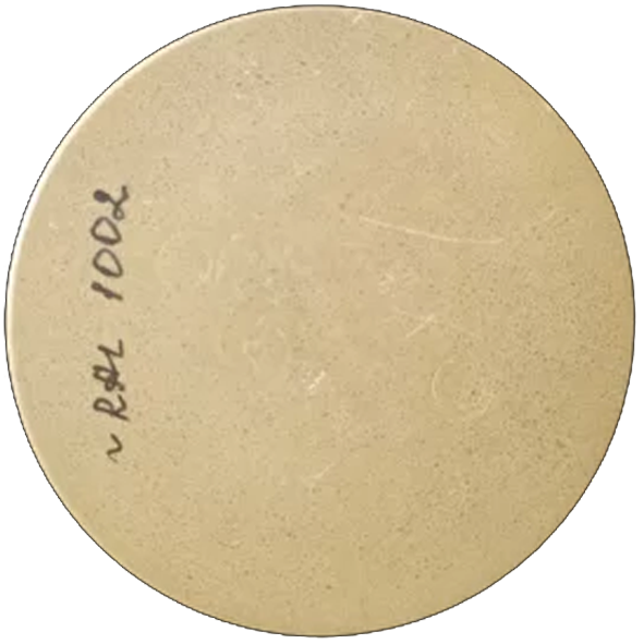 Образец полимерцементного покрытия BULK Base 233 толщиной 10 мм. RAL 1002 RALL_1002.png